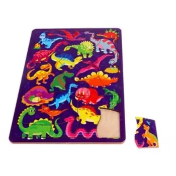 Настольная игра «Динозавры», головоломка и обучающая книжка