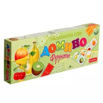 Настольная игра «Домино. Фрукты», 28 карточек, от 2 игроков, 3+