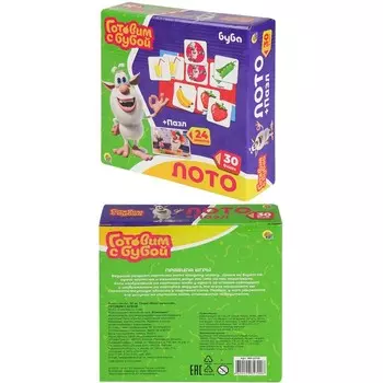 Настольная игра «Готовим с Бубой», лото 30 фишек, пазл 24 элемента