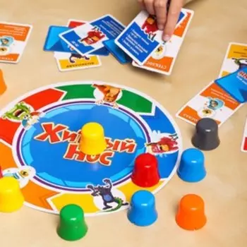 Настольная игра «Хитрый нос», с карточками, 2-4 игрока, 6+