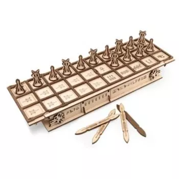 Настольная игра, конструктор деревянный 3D EWA Gameset Ур и Сенет