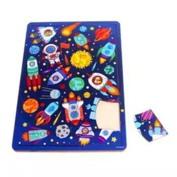Настольная игра «Космос», головоломка и обучающая книжка