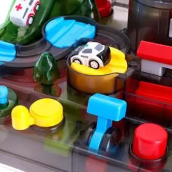 Настольная игра-лабиринт «Мегаполис», 3 машинки, световые эффекты