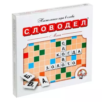 Настольная игра «Мини-Словодел», 2-4 игрока, 7+