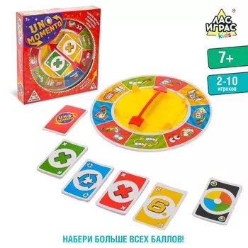 Настольная игра на логику «UNO Momento», 108 карт, игровое поле, 7+