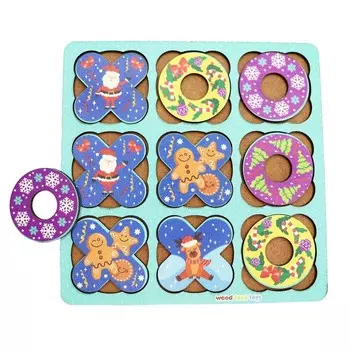 Настольная игра «Новогодние крестики-нолики»