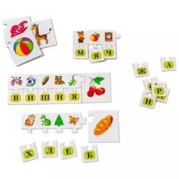 Настольная игра «Учимся читать. Сложи слово»