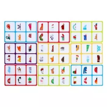 Настольная игра «Умное лото. Новогодние половинки», в пакете