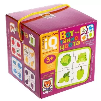 Настольная игра «Вот такие цвета. Пазлы», 3+