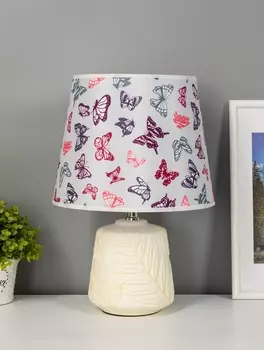 Настольная лампа 16262/1 E14 40 Вт белый 242434 см RISALUX