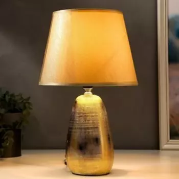 Настольная лампа 16418/1GD E14 40Вт золото 22х22х36,5 см RISALUX