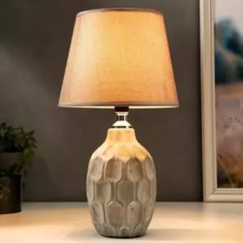 Настольная лампа 16428/1 E14 40 Вт светло-серый 22.522.537 см RISALUX