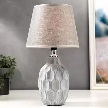 Настольная лампа 16428/1 E14 40 Вт светло-серый 22.522.537 см RISALUX