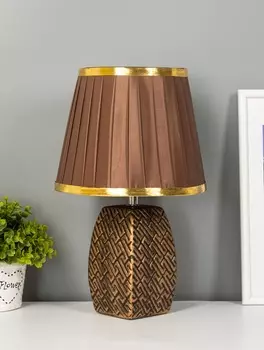 Настольная лампа 16444/1BR E14 40вт бронза 212134 см RISALUX