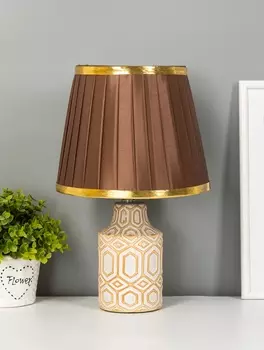 Настольная лампа 16499/1 E14 40 Вт бело-бежевый 202023 см RISALUX