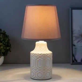 Настольная лампа 16499/1 E14 40Вт бежевый 20х20х32 см