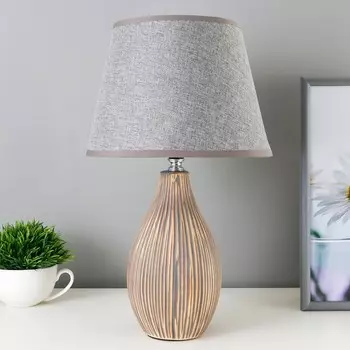 Настольная лампа 16505/1 E14 40Вт серый 22х22х38 см RISALUX