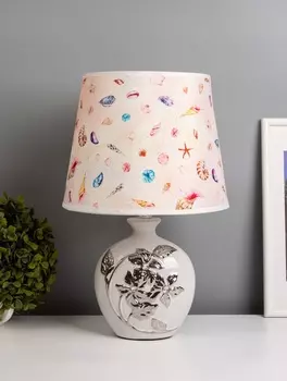 Настольная лампа 16512/1 E14 40 Вт бело-хромовый 6253309