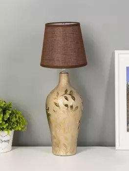 Настольная лампа 16519/1 E14 40 Вт золото 252545 см RISALUX