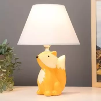 Настольная лампа 16549/1GR E14 40Вт оранжево-белый 20х20х28,5 см RISALUX