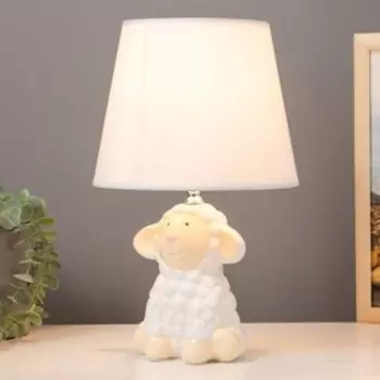 Настольная лампа 16551/1 E14 40Вт бело-бежевый 20х20х33,5 см RISALUX