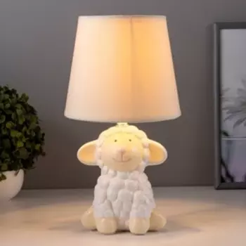 Настольная лампа 16551/1 E14 40Вт бело-бежевый 20х20х33,5 см