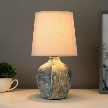 Настольная лампа 16563/1GR E14 40Вт зелено-золотой 15,5х15,5х30 см RISALUX