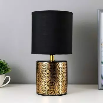 Настольная лампа 16564/1GD E14 40Вт золото 15х15х30 см