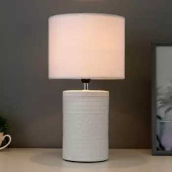 Настольная лампа 16588/1 E14 40 Вт белый 22.522.536 см RISALUX