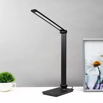 Настольная лампа 16674/1BK LED 6Вт черный 18х11х45 см