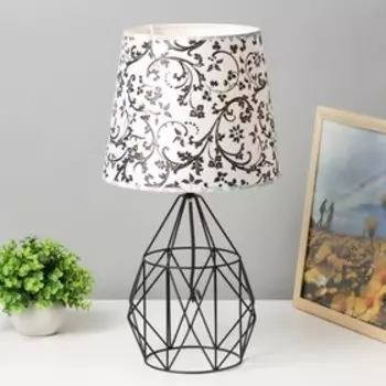 Настольная лампа 16782/1 E27 40Вт черный 22х22х48 см