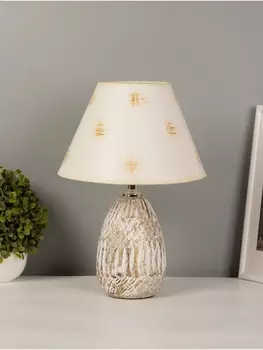 Настольная лампа 16794/1 E14 40 Вт бело-бежевый 202039.5 см RISALUX