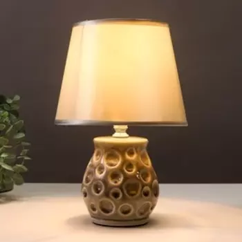 Настольная лампа 16797/1GR E14 40Вт серый 17x17x26 см RISALUX