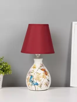 Настольная лампа 16812/1 E14 40Вт белый h.31см RISALUX