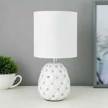 Настольная лампа 16853/1WT E14 40Вт белый 13х13х30 см RISALUX