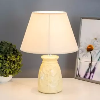 Настольная лампа 16882/1BG E14 40Вт бежевый 36х25,5х25,5см