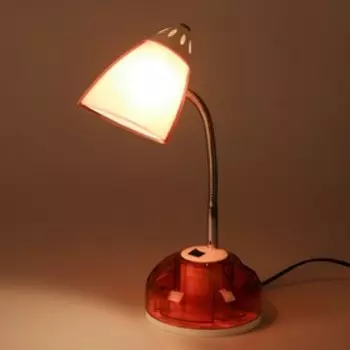 Настольная лампа 1x60W E27 оранжевая 16,5x16,5x51см