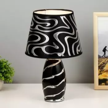 Настольная лампа 32156/1 E14 40Вт черный 22х22х38 см