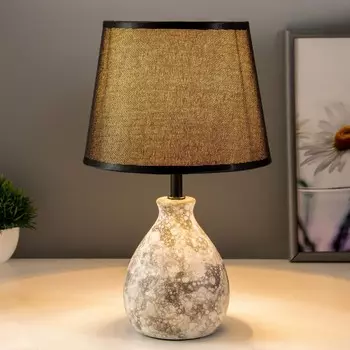 Настольная лампа «Адара» Е14 40 Вт серый 202033 см RISALUX