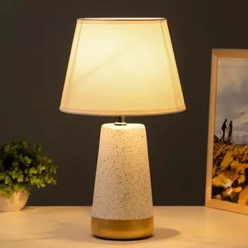 Настольная лампа «Адриен» E14 40 Вт белый-золото 232340 см RISALUX