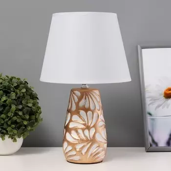 Настольная лампа «Аиша» Е14 40 Вт бело-золотой 222236 см