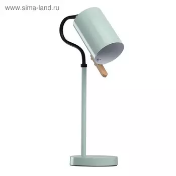 Настольная лампа "Акцент" 1x40W E14 мятный 15x15x50см