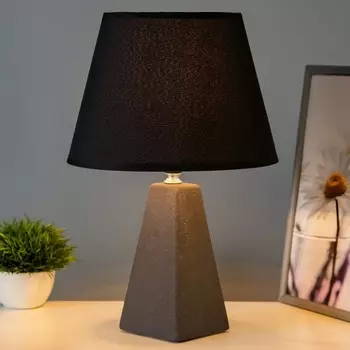 Настольная лампа «Альберта» Е27 40 Вт серый 252536 см RISALUX