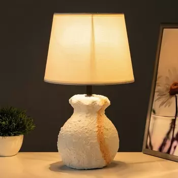 Настольная лампа «Алатея» Е14 40 Вт бело-бежевый 202033 см RISALUX