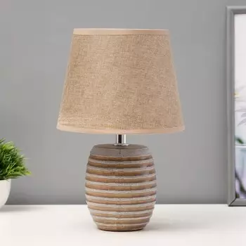 Настольная лампа «Алатея» Е14 40 Вт бело-шоколадный 171728 см