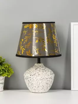 Настольная лампа «Алетта» Е14 40 Вт бело-черный 202036 см RISALUX