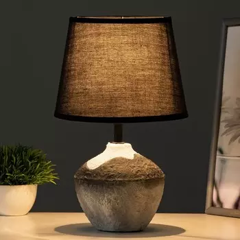 Настольная лампа «Алетта» Е14 40 Вт серо-черный 202036 см RISALUX