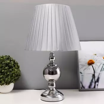 Настольная лампа «Алфи» Е27 40 Вт хром 282846 см