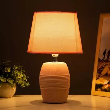 Настольная лампа «Алира» Е14 40 Вт розовый 202033 см RISALUX