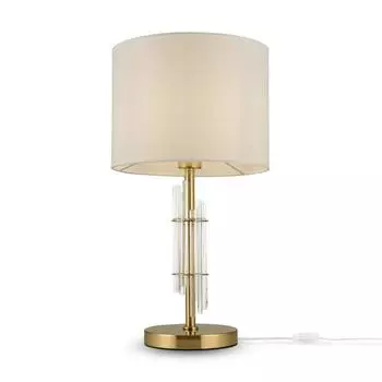 Светильник настольный Maytoni MOD088TL-01BS, 1хE27, 60Вт, 30х30х56 см, цвет латунь